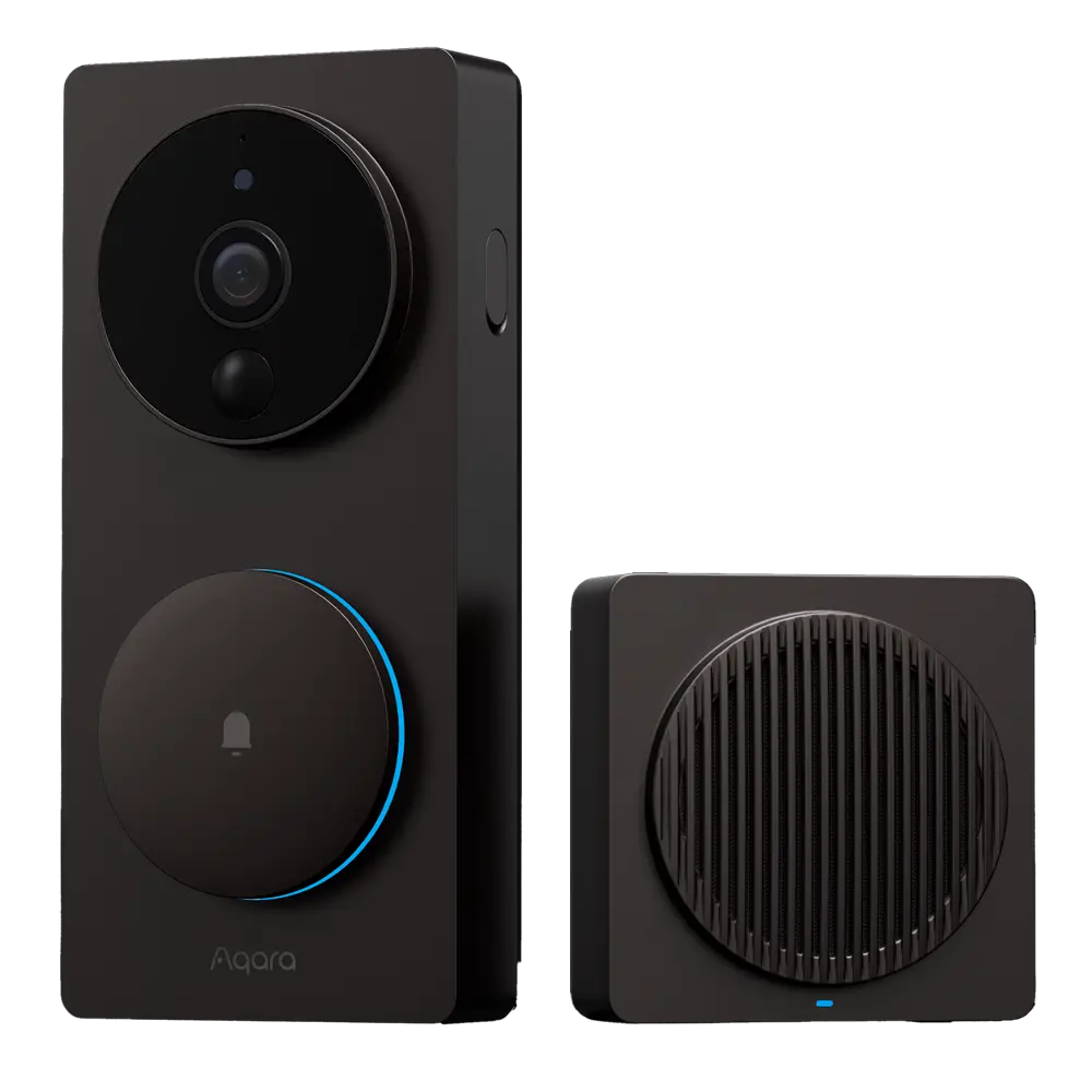 AQARA - Aqara Smart Video Doorbell G4 - Reconocimiento facial local por IA - Compatibilidad nativa (AQ-SVD-C03)