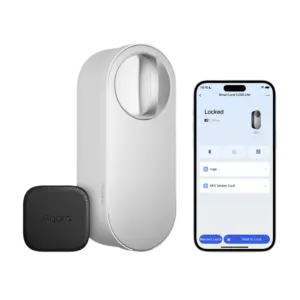 AQARA - Aqara Cerradura inteligente U200 Lite Plata - Desbloqueo exterior mediante tarjetas/tags (AQ-U200-LITE-KIT-W)