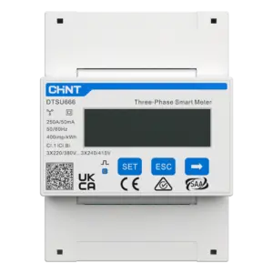 ANKER SOLIX - Smart Meter Anker Solix - Trifásico | Bidireccional - Compatible con inversor ASOX-H8K - (ASOX-3P-250A-CT)
