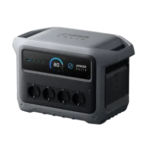 ANKER SOLIX - Batería portátil Anker Solix - Gran capacidad 1024Wh - Potencia salida 2000W | 2400W pico - (ASOX-C1000X-GEN