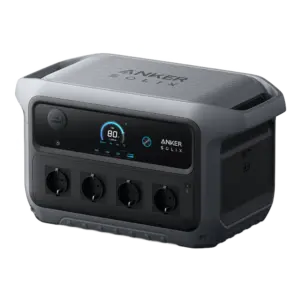 ANKER SOLIX - Batería portátil Anker Solix - Gran capacidad 2048Wh - Potencia salida 2400W | 4000W pico - (ASOX-C2000-GEN2