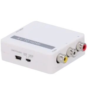 MARCA BLANCA - Convertidor AV a HDMI - 1 entrada AV - 1 salida HDMI - Resolución de salida 1080p - (AV-HDMI-CONVERTER)