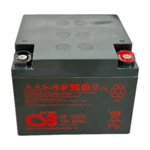 BLANCA - Batería CSB recargable - Tecnología Plomo-Ácido AGM - Tensión 12V - Capacidad 26Ah - Para (BATT-1226-CSB)