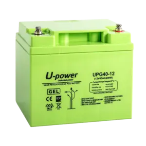 UPOWER - Upower - Batería recargable - Tecnología plomo ácido AGM - Voltaje 12 V - Capacidad 40.0 Ah (BATT-1240-U)