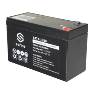 SAFIRE - Batería recargable - Tecnología plomo ácido AGM - Voltaje 12 V - Capacidad 9.0 Ah - 100 x (BATT-1290)