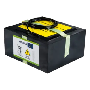 UPOWER - Batería zinc-aire - Voltaje 6.0 V - Capacidad 6000 Wh - 162 x 396 x 190 mm / 12.55 kg - (BATT-60V-6000WH)