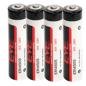 EVE - Pack 4x Pilas AA / ER14505 - EVE - Litio Li-SOCl2 no recargable - Tensión 3.6V - Capacidad (BATT-ER14505-EVE)
