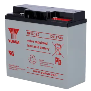 YUSA - Yuasa NP17-12I - Batería recargable - Tecnología plomo ácido AGM - Capacidad 17 Ah / 12 V - (BATT-NP17-12)