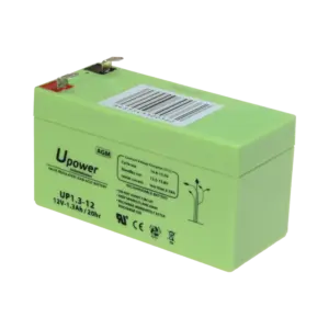 OEM - Upower - Batería recargable - Tecnología plomo ácido AGM - Voltaje 12 V - Capacidad 1.3 Ah (BATT-1213-U)