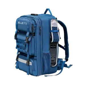 BLUETTI - Estación de energía para mochila 42L - Capacidad 268Wh - Potencia salida 300W - Salidas y (BL-HANDSFREE1-PACK)