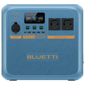 BLUETTI - Estación de energía portátil de Sodio - Gran capacidad 900Wh - Potencia salida 1500W - (BL-PIOONER-NA)