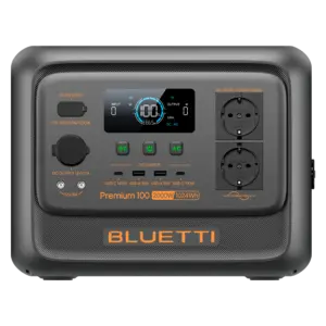 BLUETTI - Estación de energía portátil - Gran capacidad 1024Wh - Potencia salida 1800W - Salidas y (BL-PREMIUM-100V2)