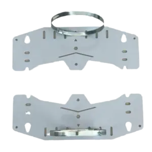CAMBOX - Soporte de poste y pared - Rango diámetro 90-100 Ø  - 2 piezas - Compatible con (BOXPOLE-4030)