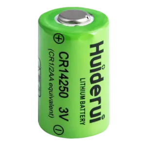 HUIDERUI - Pila CR14250 1/2AA - Huiderui - Litio Li-MnO2 no recargable - Tensión 3.0V - Capacidad (CELL-CR14250-3.0V-820MA