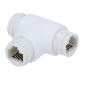 MARCA BLANCA - Adaptador RJ45 - Conector entrada RJ45 hembra - Conector salida 2 RJ45 hembra - Compatible (CON-RJ45-T-W)