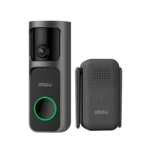 IMOU - Doorbell 3 Kit 4MP - WiFi 2.4 GHz / 5000mAh ó AC 8~24V - Lente Panorámica 360º  / IR 5m - (DB-3EP-4M0W/DS3-IMOU)