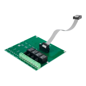 DMTECH - Módulo de relé convencional DMTECH - 4 salidas de relé - Hasta 3A/125VAC o 3A/30VDC - (DMT-M9000R-4)