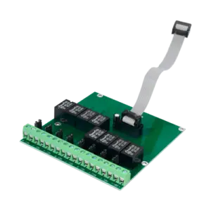 DMTECH - Módulo de relé convencional DMTECH - 8 salidas de relé - Hasta 3A/125VAC o 3A/30VDC - (DMT-M9000R-8)
