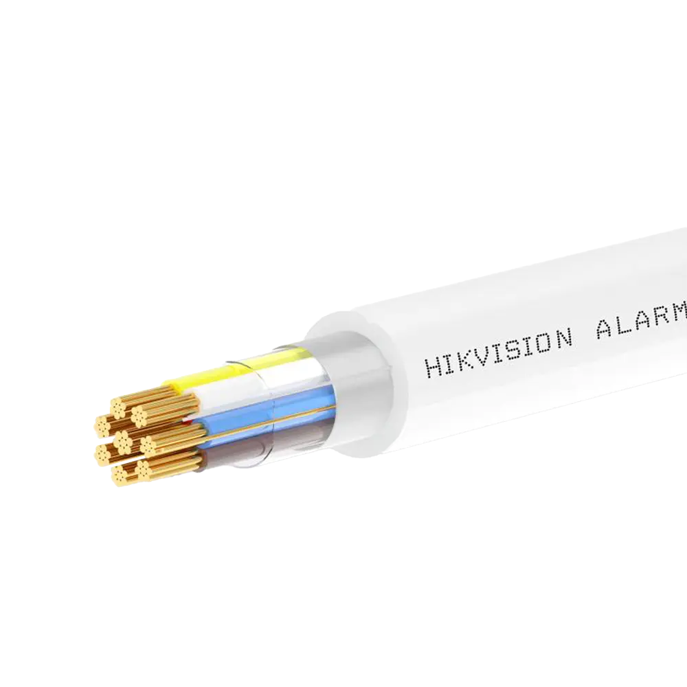 HIKVISION - 4 conductores de señal + 2 de alimentación - Conductor Cobre electrolítico flexible - (DS-1AC2C4APL1 White 100