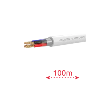 HIKVISION - 4 conductores de señal para sistemas complejos - Conductor Cobre desnudo (99,95%) - (DS-1AC4APL1 White 100m)