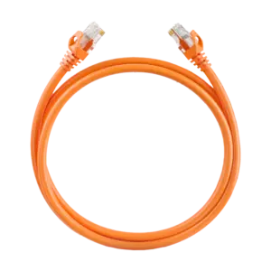 HIKVISION - Cable UTP - Ethernet - Conectores RJ45 - Categoría 6 - 10 m - Color naranja (DS-1NP6UEC0 (10m))