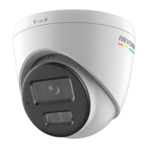 HIKVISION - Cámara Turret IP gama VALUE - Resolución 6 Mpx (3200x1800) | Lente 2.8 mm - IR 30 m | Luz (DS-2CD1367G3-LIU(2.