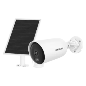 HIKVISION - Cámara bullet IP 4G con panel solar - Resolución 4 Mpx (2560x1440) - Lente fija 2.8 mm | (DS-2CFS04/4G(2.8mm))