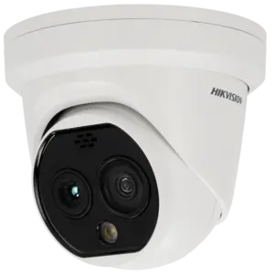 HIKVISION - Cámara térmica Dual IP Hikvision Gama PRO - Sensor térmico 256x192 VOx | Lente 6.9 mm - (DS-2TD1228-7/QA)