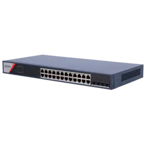 HIKVISION - Hikvision Switch Gestionable Capa 2 - 24 Puertos de red Gigabit + 4 Uplinks SFP - Puertos (DS-3E1528-SI-24T4F)
