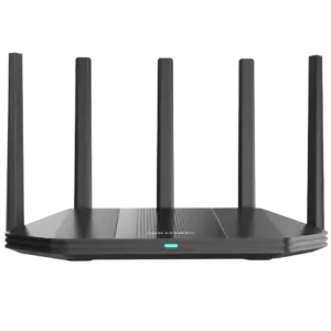 HIKVISION - Hikvision Router Wi-Fi6 - Wi-Fi 6 2x2 | 4 Puertos RJ45 10/100 /1000 Mbps - Hasta 1800 Mbps (DS-3WR18X)