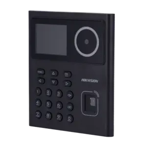 HIKVISION - Control de acceso y presencia - Facial, huella, tarjeta EM y PIN - 500 usuarios | 100.000 (DS-K1T320EFWX)