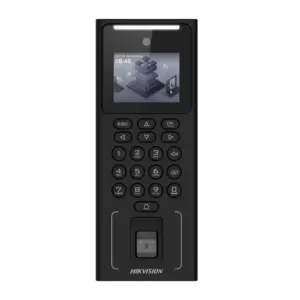 HIKVISION - Control de acceso y presencia - Facial, huella, tarjeta MF y PIN - 500 usuarios | 150.000 (DS-K1T321MFX)