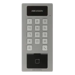 HIKVISION - Control de acceso IP65 IK09 - Tarjeta MF DESFire y PIN - 10.000 usuarios | 300.000 (DS-K1T502DBWX)