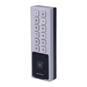 HIKVISION - Control de acceso IP65 IK08 - Huella, tarjeta EM y PIN - 3.000 usuarios | 100.000 registros (DS-K1T805EBFWX)