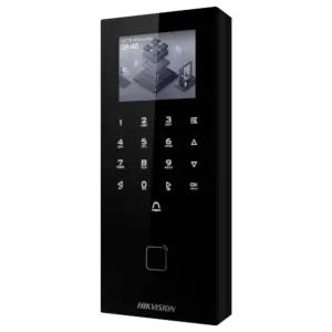 HIKVISION - Control de acceso y presencia PoE IP65 - Tarjeta MF, QR dinámico y PIN - 5.000 usuarios | (DS-K1T807MBWX-QRE1)