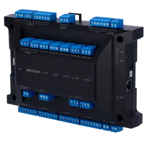 HIKVISION - Controladora de acceso Multi-identificación - Facial, huella, tarjeta, QR o PIN - 2 puertas (DS-K2702X(P))
