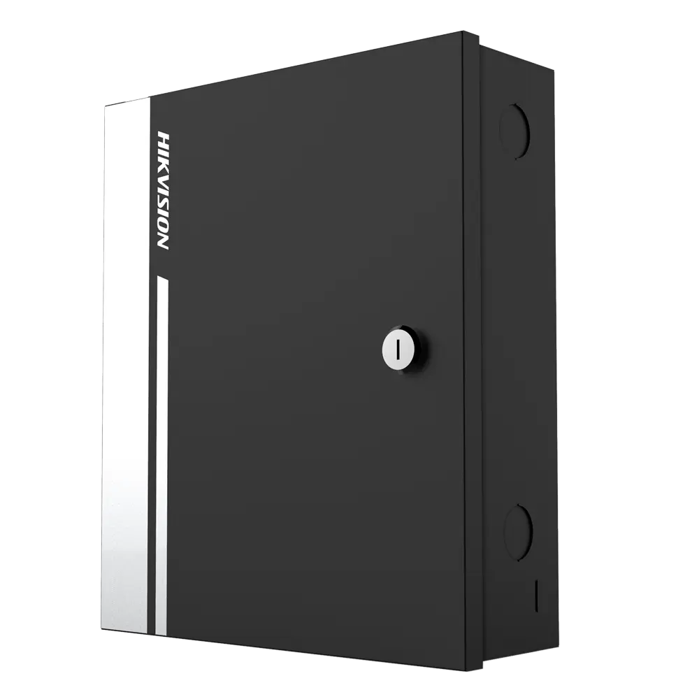 HIKVISION - Controladora de acceso - Tarjeta, QR o PIN - 2 puertas | Comunicación TCP/IP - 4 lectores (DS-K2802)