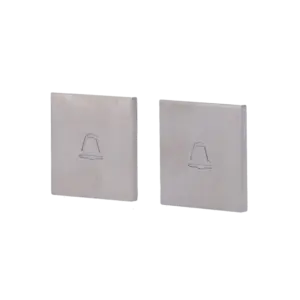 HIKVISION - Botonera de llamada - Añade 2 botones de llamada - Compatible con DS-KV7413EY-IME2 - (DS-KABV7413-MBUTTON2)