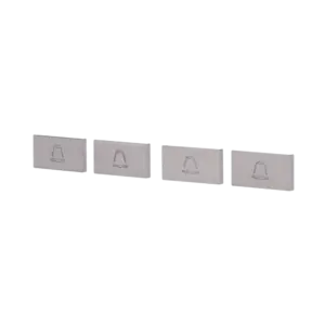 HIKVISION - Botonera de llamada - Añade 4 botones de llamada - Compatible con DS-KV7413EY-IME2 - (DS-KABV7413-SBUTTON4)