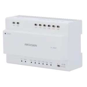 HIKVISION - Distribuidor para edificios - 2 hilos HD - 6 grupos de 2 hilos HD - Conecta con (DS-KAD7060EY-S)