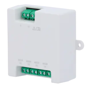 HIKVISION - Distribuidor para edificios - 4 grupos de 2 hilos HD - Alimenta hasta 4 monitores de 2 (DS-KAD7061EY)
