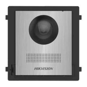 HIKVISION - Videoportero IP de acero inoxidable - Cámara 2 Mpx | Sin botón - Audio bidireccional - App (DS-KD8003-IME1(B)/