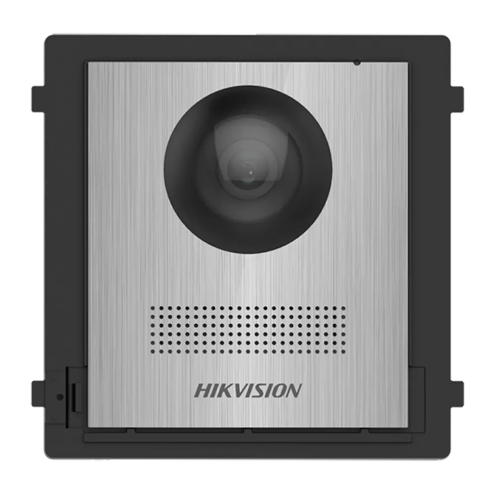 HIKVISION - Videoportero IP de acero inoxidable - Cámara 2 Mpx | Sin botón - Audio bidireccional - App (DS-KD8003-IME1(B)/