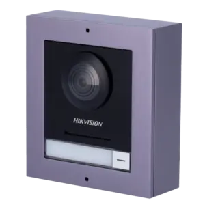 HIKVISION - Videoportero IP - Cámara 2 Mpx - Audio bidireccional - App móvil a través de monitor - Apto (DS-KD8003-IME1(B)