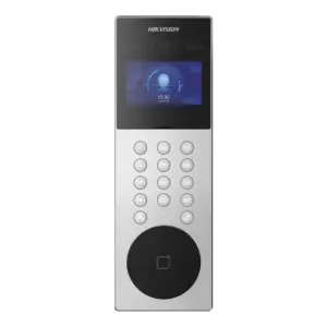 HIKVISION - Videoportero IP para apartamentos - Cámara 2 Mpx | Audio bidireccional - Facial, tarjeta MF (DS-KD9203-ME6)