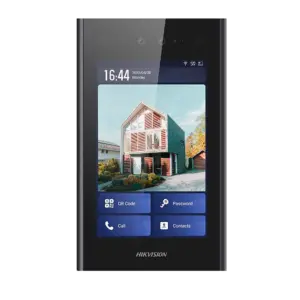 HIKVISION - Videoportero IP Android para apartamentos - Cámara 2 Mpx | Audio bidireccional - Facial, (DS-KD9403-E6)