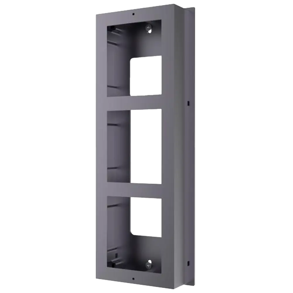 HIKVISION - Caja de registro en superficie - Hasta 3 módulos - Compatible con Hikvision - Compatible (DS-KDE-ACR3)