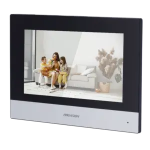 HIKVISION - Monitor para videoportero - Pantalla táctil TFT 7" - Audio bidireccional - TCP/IP, SIP (DS-KH6320-TE1)