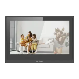 HIKVISION - Monitor para videoportero - Pantalla táctil TFT 7" marco estrecho metálico - Audio (DS-KH6351-WTE1)