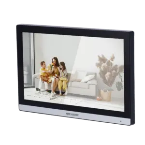 HIKVISION - Monitor para videoportero - Pantalla táctil TFT 7" marco estrecho - Audio (DS-KH6352-WTDE6(B))